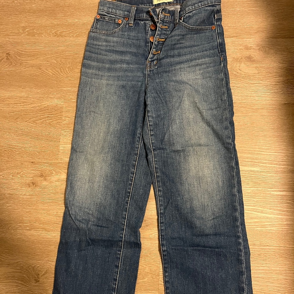 Madewell Jeans- Slim Wide/Leg Crop